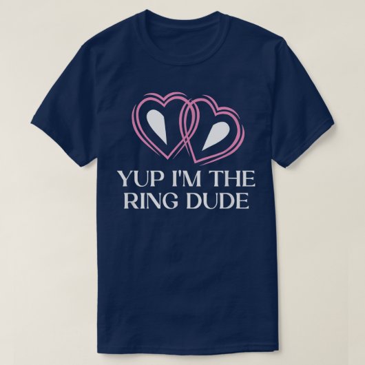 T-shirt Yup Im'S Ring Dude Petite Bague Ourson Bague (Design devant)