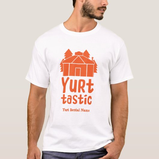 T-shirt Yurt Vivre Et Vacances À Chemise (Devant)