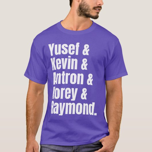 T-shirt Yusef Kevin Antron fille des Central Park Five (Devant)