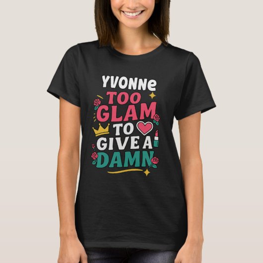 T-shirt YVONNE Personalized Women's Gift Custom YVONNE (Devant)