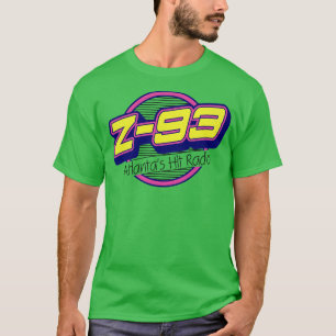 T-shirt Z 93 Atlanta Touche la station de radio Retro Defu