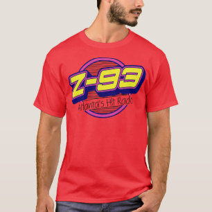 T-shirt Z 93 Atlanta Touche la station de radio Retro Defu