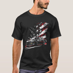 T-shirt Z américain drapeau américain muscle car IROC Z de