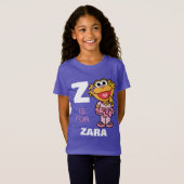 T-Shirt Z est pour Zoe | Ajouter Votre Nom (Devant entier)
