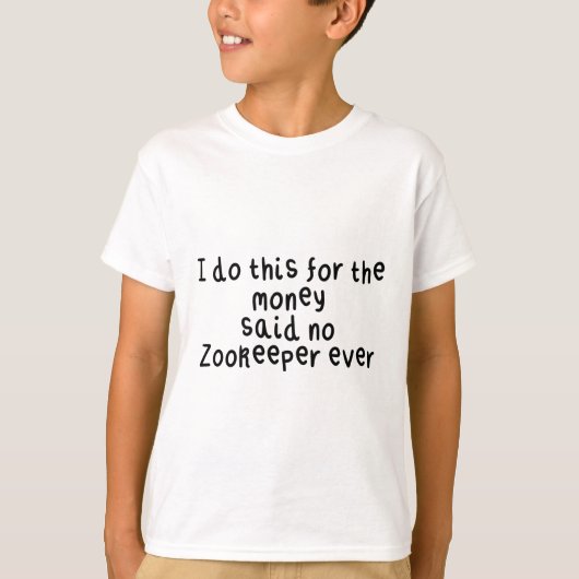 T-shirt Z est pour Zookeeper (Devant)