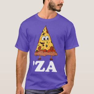 T-shirt Za Pizza Slang za Drôle Morceau De Pizza Abbreviat