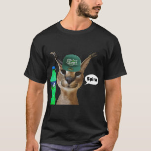 T-shirt Zabloing Big Floppa Cat Meme Spirte (série Fanter