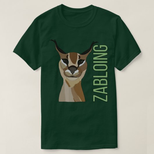 T-shirt Zabloing Cat Meme 1 (Design devant)