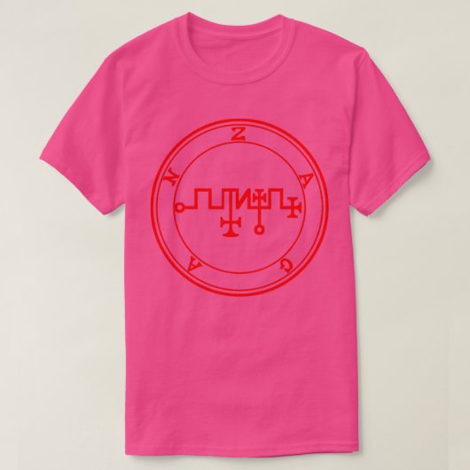 T-shirt Zagan Sigil Transforme Les Métaux En Pièces Rouges (Design devant)