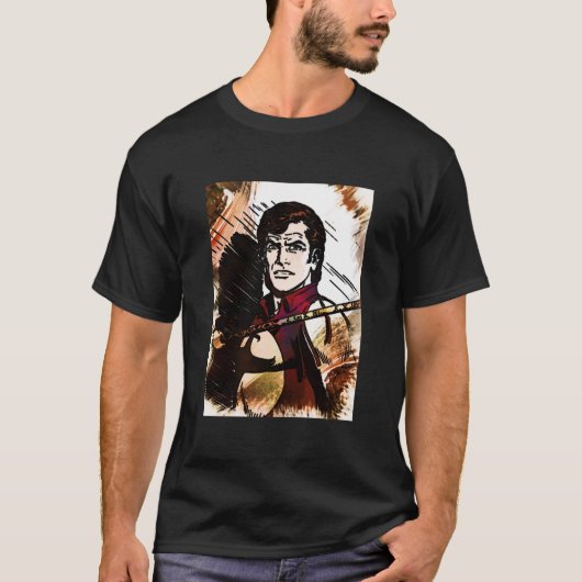 T-shirt ZAGOR Comic Book HERO Custom Artwork Classic (Devant)