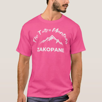T-shirt Zakopane Pologne Tatra Mounts Skyline Active