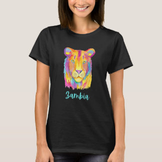 T-shirt Zambia African Lion Wildlife And Nature