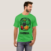 T-shirt Zambia Country Flag (Devant entier)