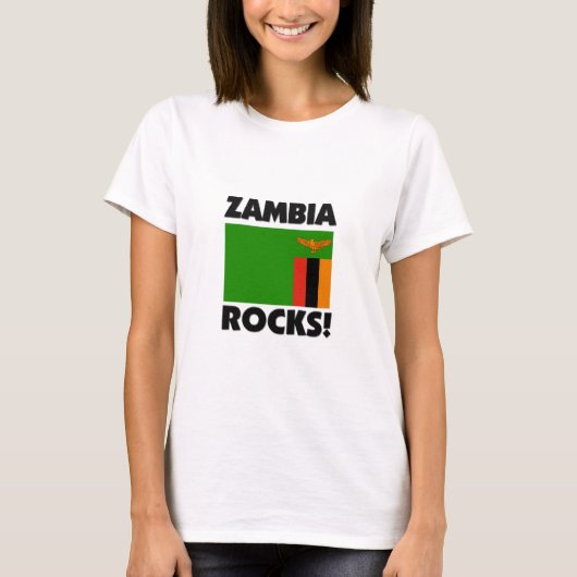 T-shirt Zambia Rocks (Devant)