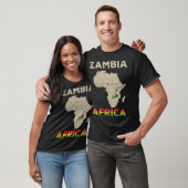 T-shirt Zambie-Afrique (Unisexe)