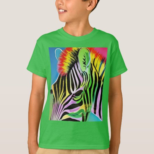 T-shirt Zany Zebra (Devant)