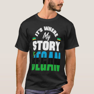 T-shirt Zanzibar Zanzibari Drapeau de Zanzibar C'est où mo