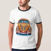 T-shirt Zap and Roll : Le voyage électrique Herbie Rides (Devant)