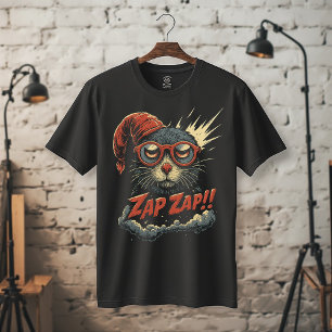 T-shirt Zap Zap !! Dessin animé Rétro Drôle de Créature   