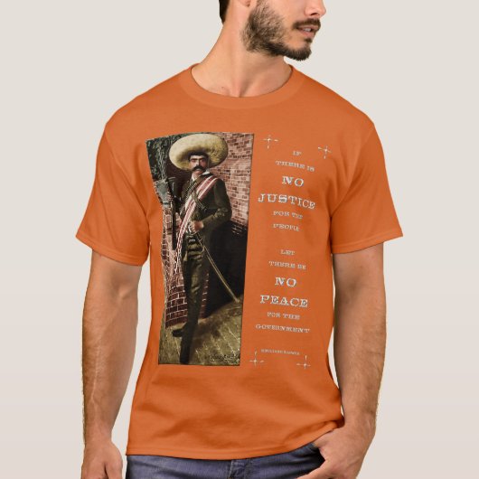 T-shirt Zapata girl vintage (Devant)