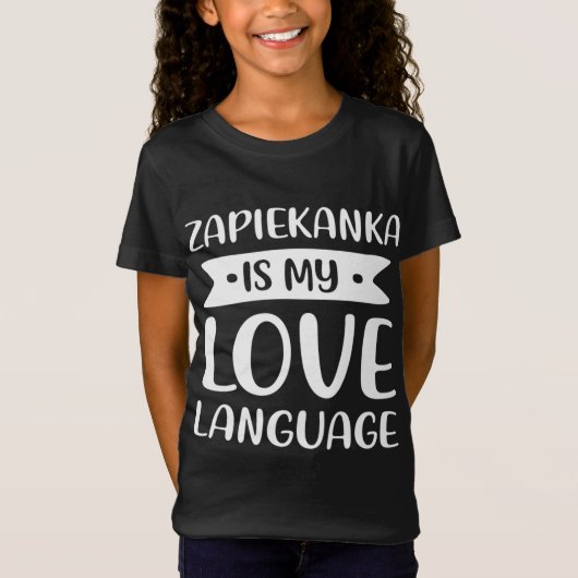 T-Shirt Zapiekanka est My Love Langue Polonaise Pizza Comf (Devant)