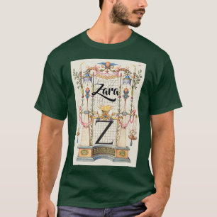 T-shirt Zara Vintage et moderne Calligraphie Artisanat Jar