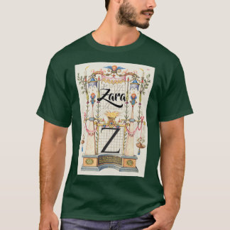 T-shirt Zara Vintage et moderne Calligraphie Artisanat Jar