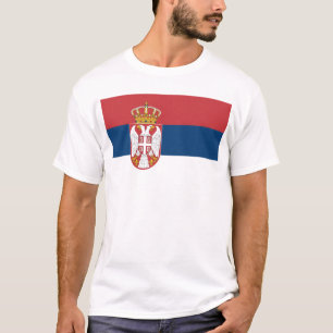 T-shirt Zastava Srbije, drapeau serbe