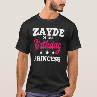 T-shirt Zayde de la fête de la princesse d'anniversaire