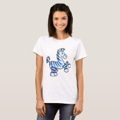 T-shirt Zazzling Zebra (Devant entier)