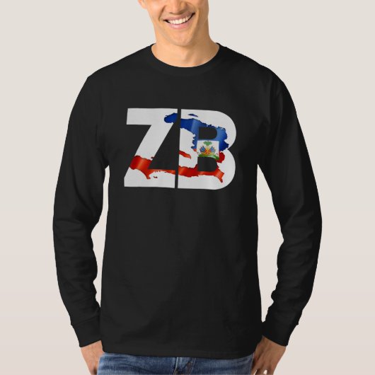 T-shirt ZB aka Zoe Boy Haitian Flag (Devant)
