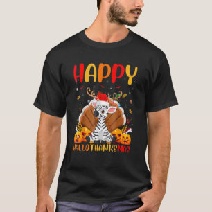 T-shirt Zebra Animal Happy Zebra Hellothanksmas