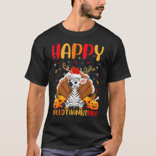 T-shirt Zebra Animal Happy Zebra Hellothanksmas