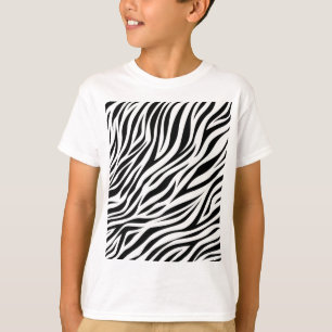T-shirt Zebra Animal Skin Imprimer Motif-15391