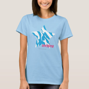 T-shirt Zebra Aqua 3