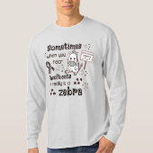 T-shirt Zebra awareness (Devant)