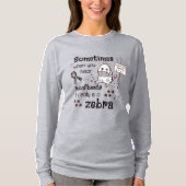 T-shirt Zebra awareness (Devant)