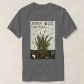 T-shirt Zebra Cactus Long (2) (Design devant)