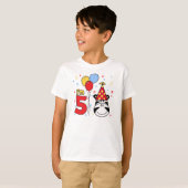 T-shirt Zebra Face 5e anniversaire (Devant entier)