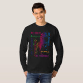 T-shirt Zebra Graphic Be Bold Be You Be Weird Be Uniq (Devant entier)