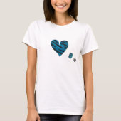T-shirt Zebra-heart (Devant)
