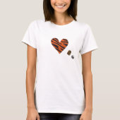 T-shirt Zebra-heart (Devant)
