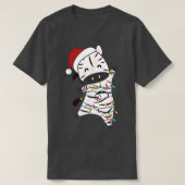 T-shirt Zebra Joyeux Animaux de Noël Fée Lumières Zèbres (Design devant)