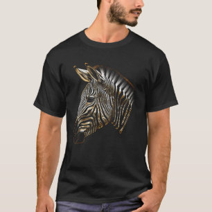T-shirt Zebra Lover oeuvre d'art Animal Motif Zebra