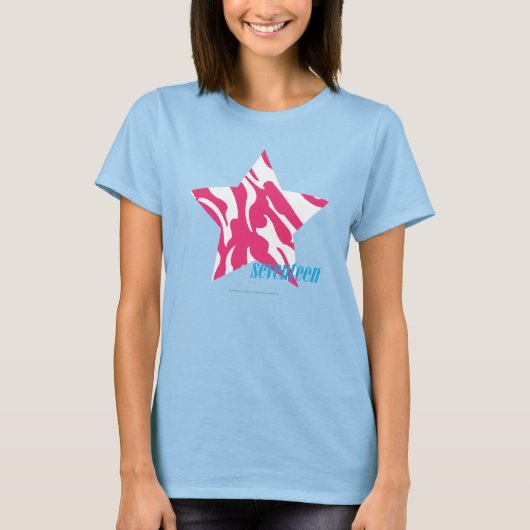 T-shirt Zebra Magenta 4 (Devant)
