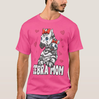 T-shirt Zebra Maman Fête des mères Maman Mère pour une mam