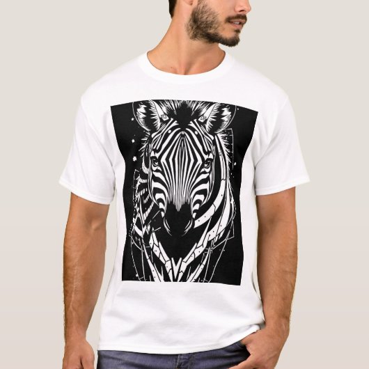 T-shirt Zebra Man (Devant)