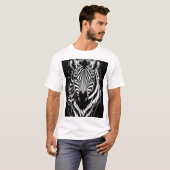 T-shirt Zebra Man (Devant entier)