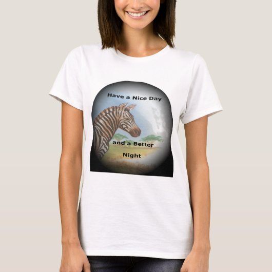 T-shirt Zebra Portrait, Amboseli : l'Esprit de la Savanna (Devant)