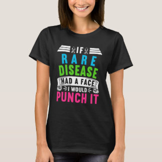 T-shirt Zebra Ribbon I If Rare Diseases Had A Face I Would